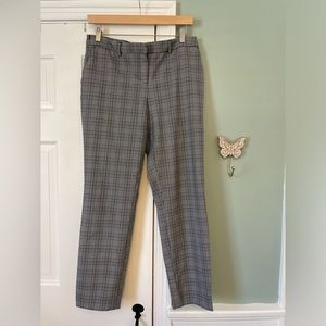 Plaid Business Ankle Pants Size 10